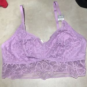 Victoria’s Secret PINK bralette purple NWT